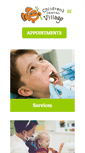 Mobile Screenshot of childrensdentalvillage.com